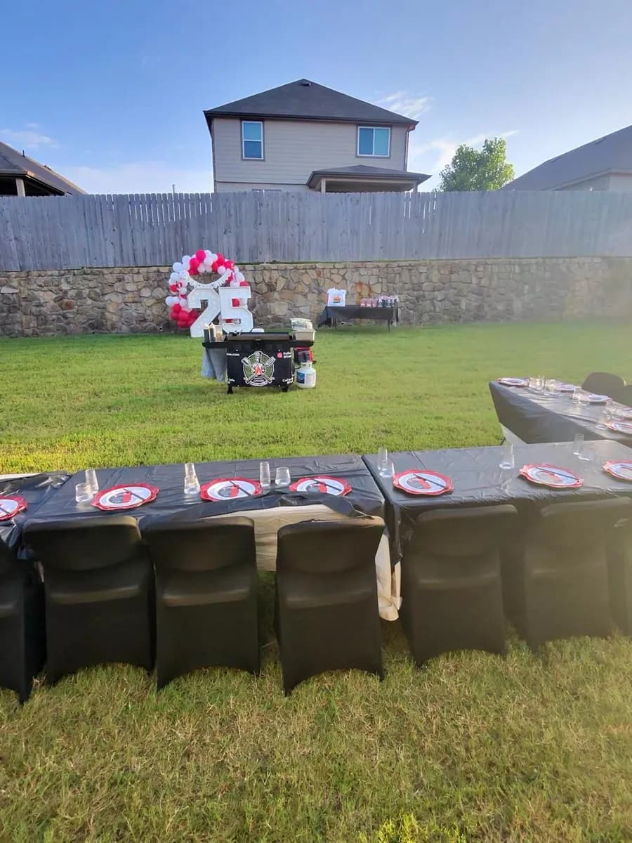 Private hibachi chef catering an event in Miami, Florida